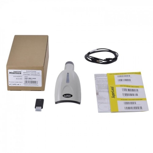 Сканер штрих-кода Mertech CL-2310 BLE Dongle P2D USB (White) купить в Черкесске